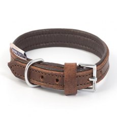 Ancol Leather Padded Collar