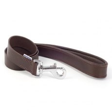 Leather Padded Lead 22mm x 1m