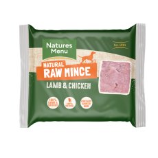 Natures Menu Raw Lamb & Chicken Mince 400g