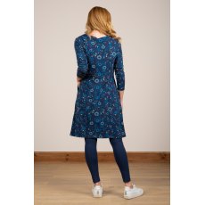 Lily & Me Halmore Navy Flower Dress Size 12