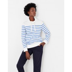 Joules Kinsley Blue Striped Sweatshirt Size 12