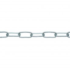 BZP Long Link Weld Chain 2.5 x 24mm 2m