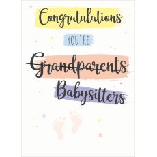 New Baby Card Grandparents