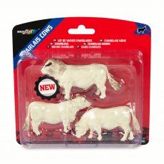 Charolais Cow Toy Set