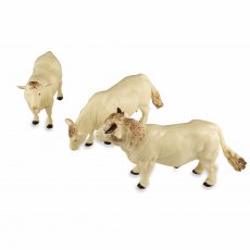 Charolais Cow Toy Set