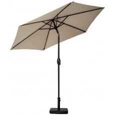 Crank & Tilt Parasol Grey 2.5m Crank & Tilt Parasol Grey 2.5m