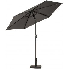 Crank & Tilt Parasol Grey 2.5m Crank & Tilt Parasol Grey 2.5m