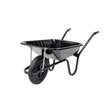 Walsall Contractor Pneumatic Black Wheelbarrow 85L Walsall Contractor Pneumatic Black Wheelbarrow 85L