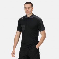 Regatta Professional Wicking Polo Black Size S