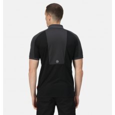 Regatta Professional Wicking Polo Black Size S