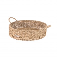 Artisan Street Round Seagrass Tray with Handles