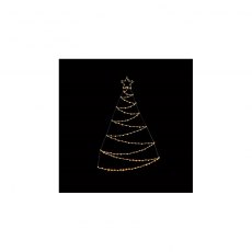 Ultra Brights Wavy Tree Lights With Timer Warm White 140 LED