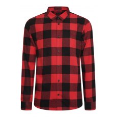Carabou Flannel Check Shirt Red Size XL