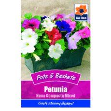 Petunia Nana Compacta Mixed Seed