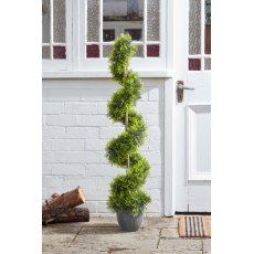 Faux Decor Cypress Topiary Twirl 120cm