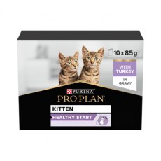Pro Plan Nutrisavour Kitten Healthy Start Turkey 10 x 85g