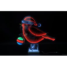 Infinity Light Bird With Wooden Base 40cm