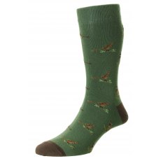 Bisley Pheasant Sock Green Size 6-11