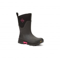 Muck Boots Arctic Ice Mid Wellington Black/Pink