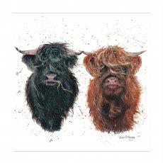 Bree Merryn Faith & Hope Highland Cow Card