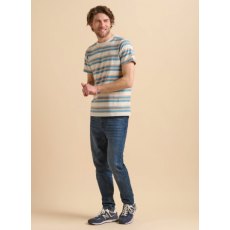 Brakeburn T-Shirt Multi Stripe Brakeburn T-Shirt Multi Stripe
