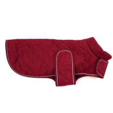 Happy Pet Quilted Dog Coat Burgundy Happy Pet Quilted Dog Coat Burgundy