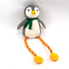 Happy Pet Pebble The Penguin Long Legs Ropee Dog Toy Happy Pet Pebble The Penguin Long Legs Ropee Dog Toy