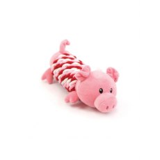 Happy Pet Pig In Blanket Rope Dog Toy Happy Pet Pig In Blanket Rope Dog Toy