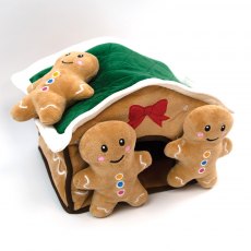 Happy Pet Burrow & Hide Gingerbread House Toy Happy Pet Burrow & Hide Gingerbread House Toy