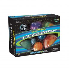 Glowing 3D Solar System Glowing 3D Solar System