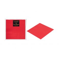 Metallic Napkins Red 20 Pack Metallic Napkins Red 20 Pack