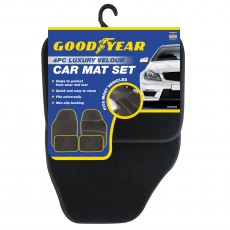 Goodyear Luxury Car Mat 4 Pack Goodyear Luxury Car Mat 4 Pack