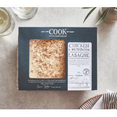 Cook Frozen Chicken & Mushroom Lasagne Ready Meal For 2 Cook Frozen Chicken & Mushroom Lasagne Ready Meal For 2
