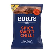 Burts Sweet Chilli Crisps 40g 20 Pack Burts Sweet Chilli Crisps 40g 20 Pack