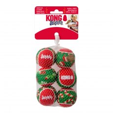 KONG Holiday SqueakAir Balls 6 Pack KONG Holiday SqueakAir Balls 6 Pack
