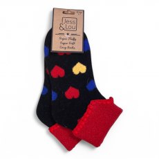 Jess & Lou Cosy Hearts Sock Jess & Lou Cosy Hearts Sock