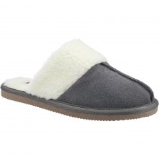 Hush Puppies Arianna Mule Slipper Grey Hush Puppies Arianna Mule Slipper Grey