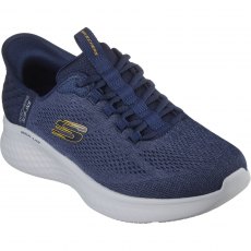 Skechers Skech-Lite Pro Primebase Trainer Navy/Yellow Skechers Skech-Lite Pro Primebase Trainer Navy/Yellow