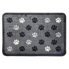 Washable Paw Doormat Grey 50cm x 75cm Washable Paw Doormat Grey 50cm x 75cm