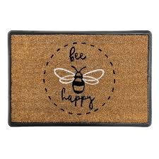 Rubber & Coir Bee Happy Doormat 40cm x 60cm Rubber & Coir Bee Happy Doormat 40cm x 60cm