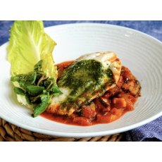 Bistro Chef Frozen Sea Bass Fillets With Garlic Butter & Ratatouille For 1 Bistro Chef Frozen Sea Bass Fillets With Garlic Butter & Ratatouille For 1