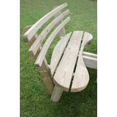 Forest Garden Circular Picnic Table With Seat Backs Forest Garden Circular Picnic Table With Seat Backs