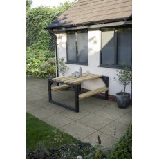 Forest Garden Colour Block Picnic Bench Forest Garden Colour Block Picnic Bench