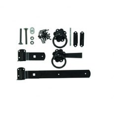Forest Garden Europa Black Zinc Coated Gate Fixings Forest Garden Europa Black Zinc Coated Gate Fixings
