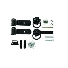 Forest Garden Black Zinc Coated Premier Gate Kit Forest Garden Black Zinc Coated Premier Gate Kit
