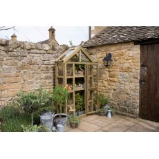 Forest Garden Georgian Tall Wall Greenhouse With Auto Vent Forest Garden Georgian Tall Wall Greenhouse With Auto Vent