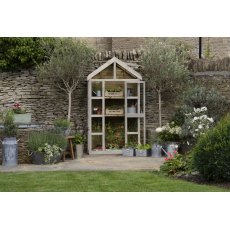 Forest Garden Georgian Tall Wall Greenhouse With Auto Vent Forest Garden Georgian Tall Wall Greenhouse With Auto Vent