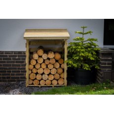 Forest Garden Pent Log Store Forest Garden Pent Log Store