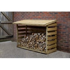 Forest Garden Pent Log Store Forest Garden Pent Log Store