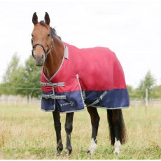 StormX Empra Turnout Rug With Detachable Neck Burgundy 200g StormX Empra Turnout Rug With Detachable Neck Burgundy 200g